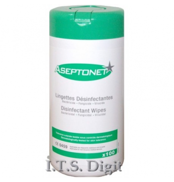 Lingettes desinfectantes / Boite de 100