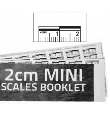 Carnet millimétré adhésif  2cm / Blanc / 320