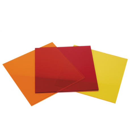 Plaque filtrante plastique jaune 20.5 x 20.5 cm