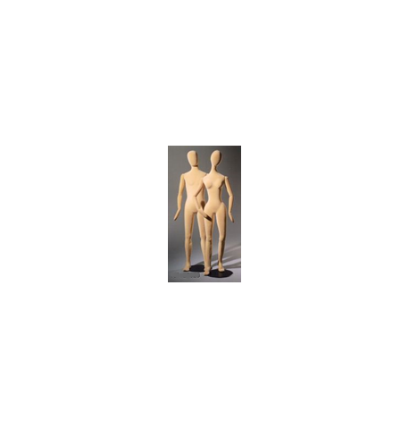 Mannequin mousse HOMME articule 1.80 m sans socle