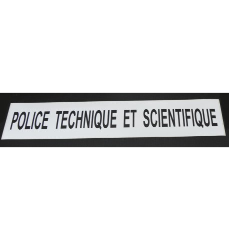 Autocollant "Police Scientifique"