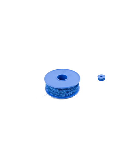Bobine 100 m fil plastique bleu 0.30 x 0.60 / piece