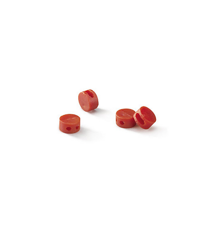 Scelle plastique rouge Diam.9 mm / 1000 pieces