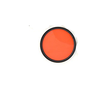 Filtre orange pour objectif 62 MM