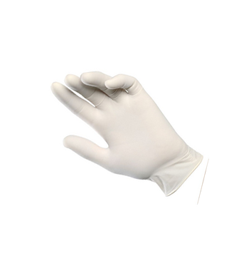 Gants latex non poudres courts taille (6/7) S / 100