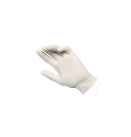 Gants latex poudres courts taille (7/8) M / 100