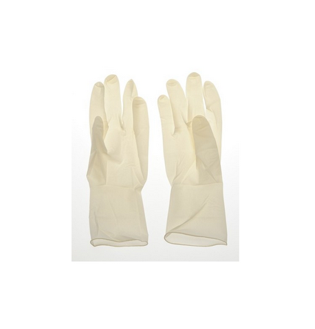 Gants latex steriles non poudres courts taille (6/7) / la paire