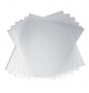 Feuilles de plastique transparent / 100