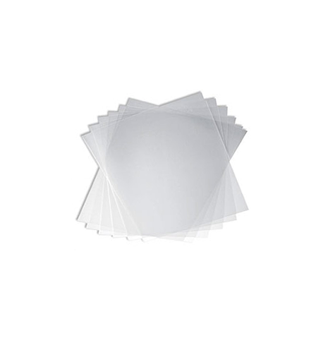 Feuilles de plastique transparent / 100