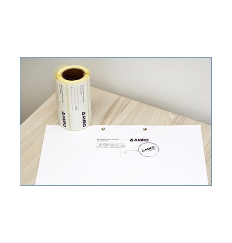 Etiquette de Securite 105 x 37 mm pour documents / Rlx 500